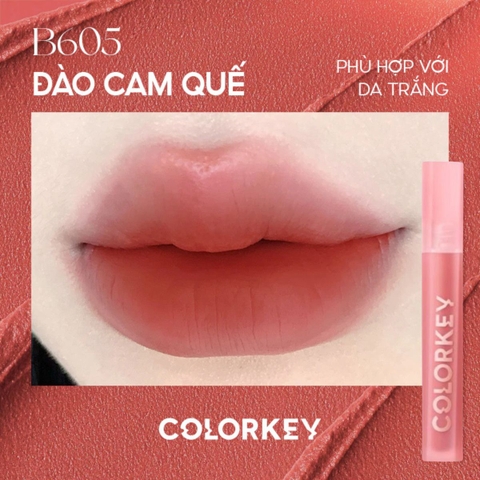 e949 - Son Kem Lì Colorkey Mịn Mượt Lâu Trôi Airy Velvet Lip Lacquer 2.5g LYO