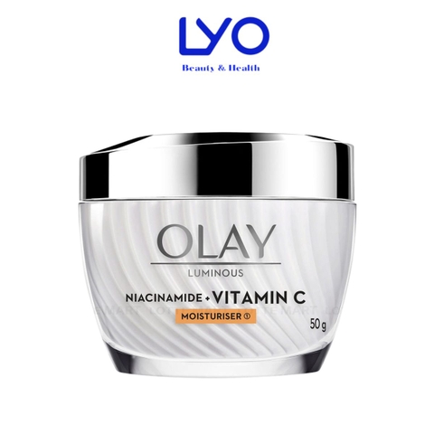 f081 - Kem Dưỡng Ẩm OLAY LUMINOUS NIACINAMIDE + VITAMIN C 50G Mờ Vết Thâm, Đốm Nâu, Dưỡng Sáng Da