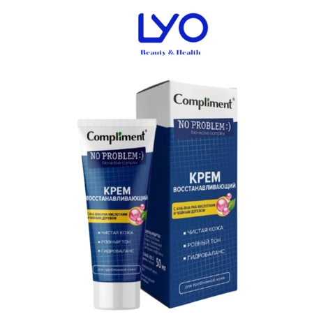f207 - Kem Dưỡng Compliment AHA-BHA-PHA Tái Tạo, Giảm Mụn Sưng Đỏ, Làm Dịu & Phục Hồi Da 50ml