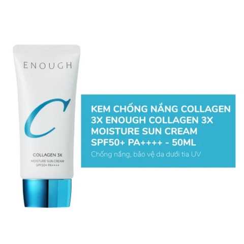 f372 -  Kem chống nắng Enough Collagen 3X MOISTURE SUN CREAM 50ml