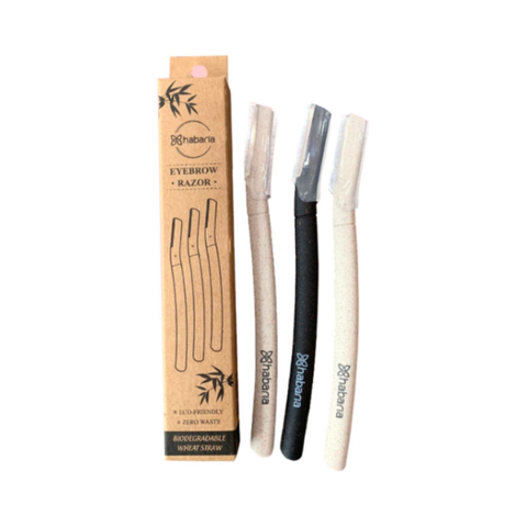 f038 - Habaria - Set dao cạo mày Habaria vỏ giấy