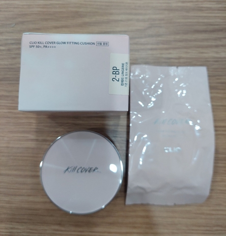 Phấn Nước Clio Kill Cover Glow / Glow Fitting Cushion SPF 50+ PA++++ 15g (1 hộp kèm 1 lõi)