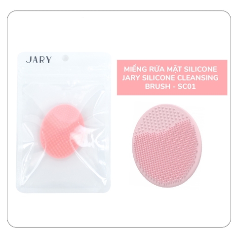 Miếng Bọt Biển Rửa Mặt Jary Silicone Cleansing Blush / Sponge Hàn Quốc