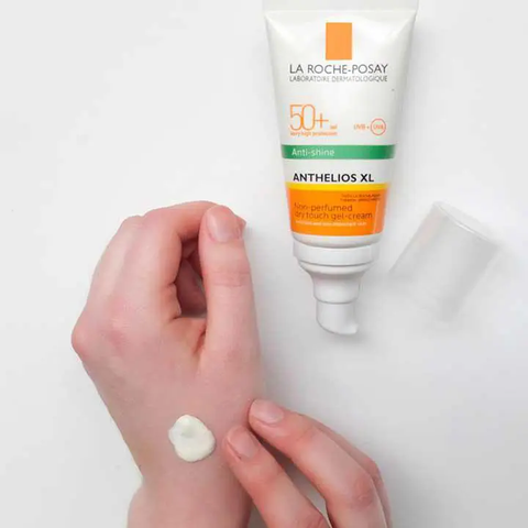d447 - Kem Chống Nắng La Roche Posay ( Da Dầu - Vạch Xanh - Mẫu Mới - Ko Mùi ) Anti Shine, Anthelios XL, Non-perfumed Gel - Creme 50+ SPF, 50ml