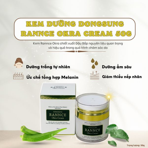 b623 - Dongsung - Kem Trị Nám Rannce Okra Cream 50g (kem ngày)