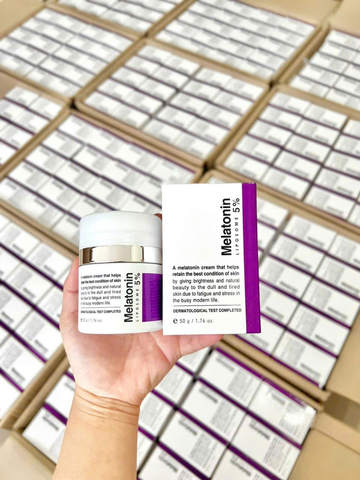 Kem Dưỡng Trắng Da Mờ Nám,Tàn Nhang, Chống Lão Hóa Maxclinic Time Return Melatonin Liposome 5% Cream 50g