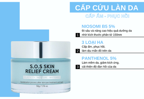 d990 - Senademar - Kem phục hồi cấp tốc S.O.S Skin Relief Cream 50ml