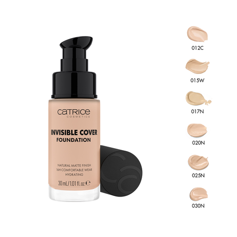 e86 - Catrice - Kem nền Invisible Cover Foundation 30ml
