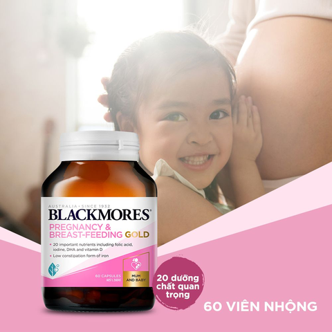e479 - Blackmore - Viên Uống Cho Bà Bầu & Mẹ Cho Con Bú Pregnancy and Breast-Feeding Gold (60 viên)