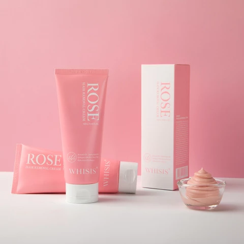 e473 - WHISIS - Kem Tẩy Lông Hương Hoa Hồng, Whisis Rose Hair Removal Cream 150g
