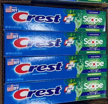 e516 - Kem Đánh Răng Crest Complete Deep Clean & Scope giúp trắng răng, loại sạch vi khuẩn 153g