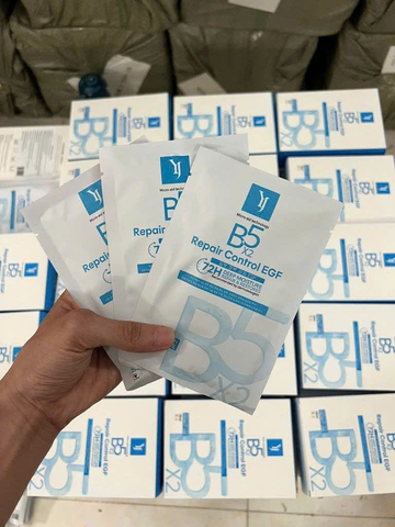 Mặt nạ dưỡng ẩm phục hồi da B5 Yuejin Repair Control EFG 25ml Combo 10 miếng