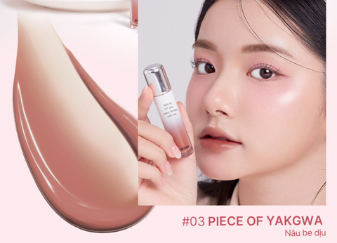 e584 - [Mukbang Edition] Son tint bóng lâu trôi, bền màu BBIA Water Fit Tint 4g