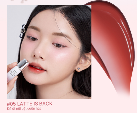 e584 - [Mukbang Edition] Son tint bóng lâu trôi, bền màu BBIA Water Fit Tint 4g