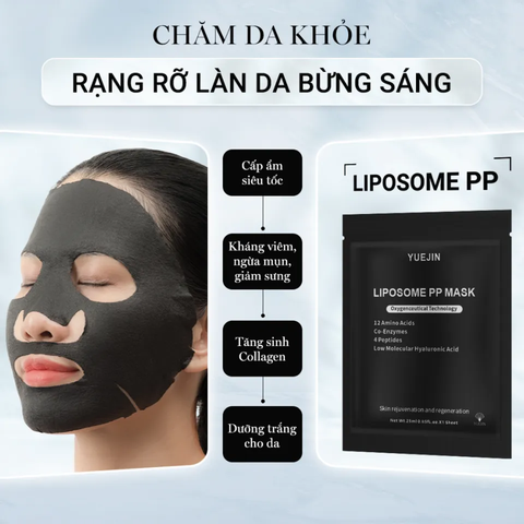 Lẻ 1 Miếng Mặt Nạ Tái Tạo Đa Tầng Làn Da YUEJIN Liposome PP Mask Nuôi Dưỡng Tế Bào, Phục Hồi Nhanh, Cấp Ẩm