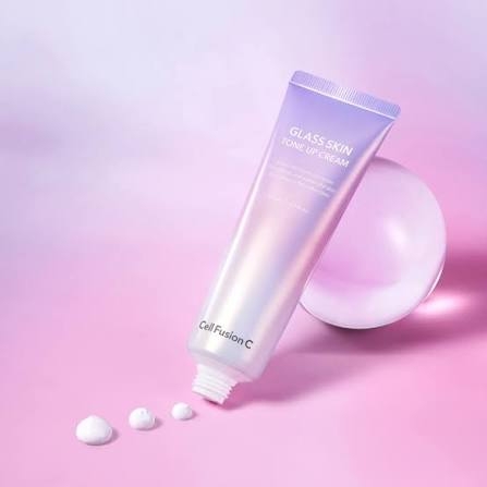 f357 - Kem nâng tone cấp ẩm Cell Fusion C Glass Skin Tone Up Cream 50ml