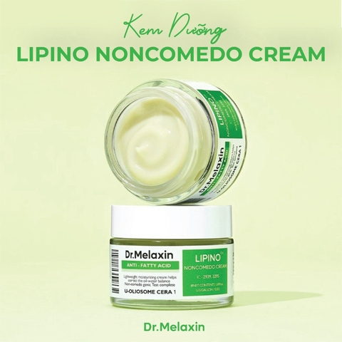 Kem Dưỡng Da Dr.Melaxin Lipino 50ml – Kiểm Soát Dầu, Giảm Thâm Mụn, Không Gây Bít Tắc
