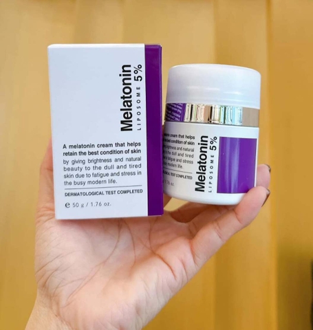 Kem Dưỡng Trắng Da Mờ Nám,Tàn Nhang, Chống Lão Hóa Maxclinic Time Return Melatonin Liposome 5% Cream 50g