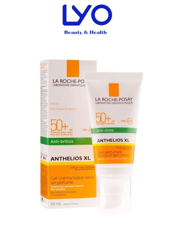 d447 - Kem Chống Nắng La Roche Posay ( Da Dầu - Vạch Xanh - Mẫu Mới - Ko Mùi ) Anti Shine, Anthelios XL, Non-perfumed Gel - Creme 50+ SPF, 50ml