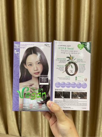 Thuốc Nhuộm Tóc Phủ Bạc Thuần Chay EZN Touch Vegan Hair Color Hàn Quốc 60ml