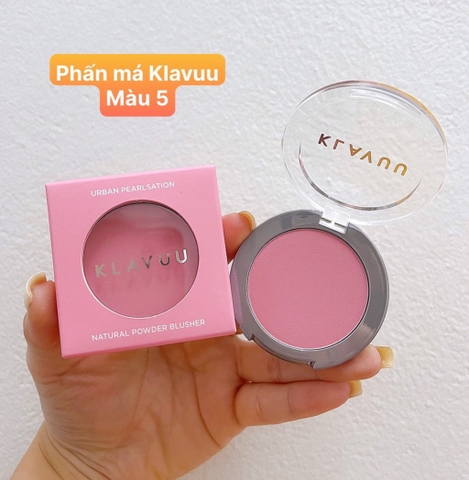 Phấn má hồng KLAVUU Urban Pearlsation Natural Powder Bluser 5.5g Hàn Quốc.