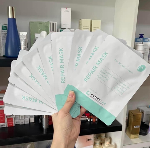 Combo 10 Miếng Mặt Nạ Cấp Ẩm, Phục Hồi & Tái Tạo Làn Da Kyung Lab Repair Mask Hàn Quốc 25ml/miếng