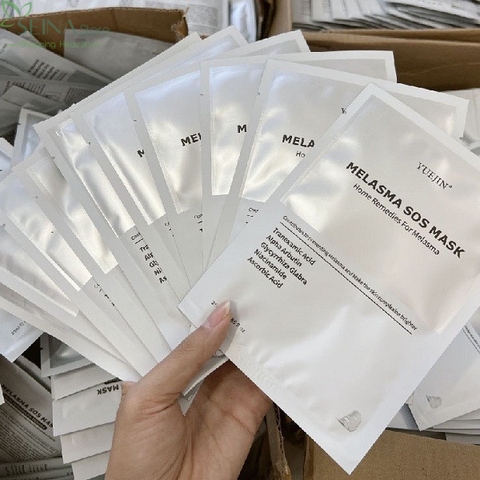 Lẻ 1 Miếng Mặt nạ dưỡng trắng da Yuejin Melasma SOS Mask, giúp da đàn hồi, căng bóng mịn màng
