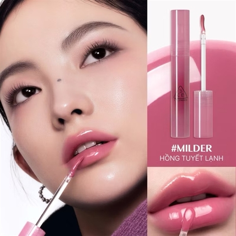 Son Bóng Dạng Gel 3CE Drop Glow Gel Son Rạng Rỡ Đôi Môi Hàn Quốc 4g