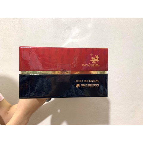 Nước hồng sâm Hàn Quốc Nguyên Chất Korean Red Ginseng Gold Deadong 80ml * 30 gói