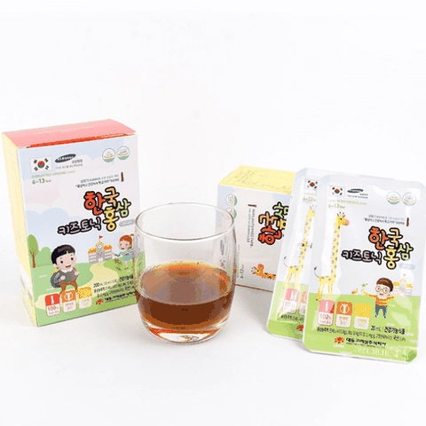 Thạch Hồng Sâm Trẻ Em Baby Daedong Hàn Quốc Hộp 30 gói x 20ml ( Dành Cho Từ 6-13 Tuổi)