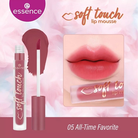 e197 - Son Kem thuần chay  Essence Soft Touch Lip Mousse