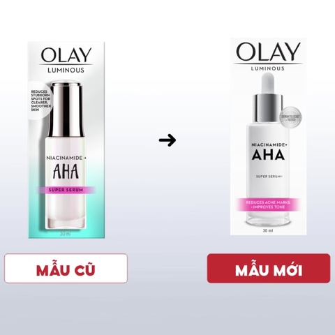 f068 - Serum Olay tái tạo, làm sáng chuyên sâu Luminous Niacinamide + AHA 30ml