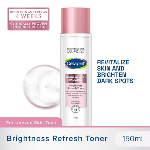 Nước cân bằng làm sáng dịu lành cho da nhạy cảm CETAPHIL BRIGHT HEALTHY RADIANCE TONER 150ML