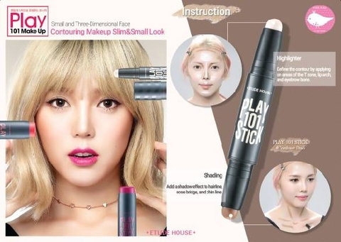 Bút Tạo Khối 2 Đầu Etude House Play 101 Stick Contour Duo