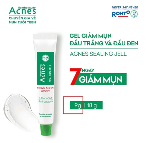 D956 - ROHTO - ACNE - Gel chấm mụn đầu đen + đầu trắng