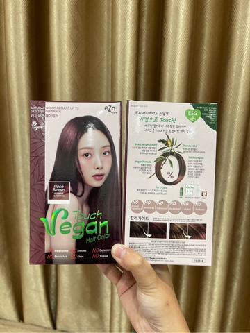 Thuốc Nhuộm Tóc Phủ Bạc Thuần Chay EZN Touch Vegan Hair Color Hàn Quốc 60ml