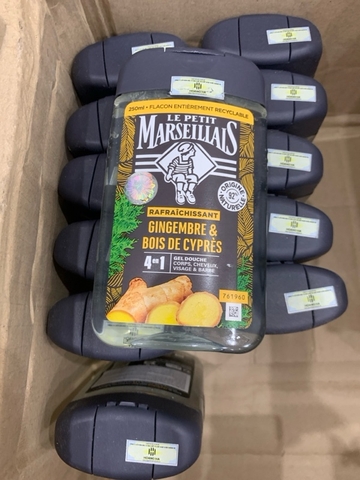e810 - Sữa Tắm Gội Nam Hữu Cơ 92% Le Petit Marseillais Pháp 250ml 4in1 Với Hương Thơm Nam Tính