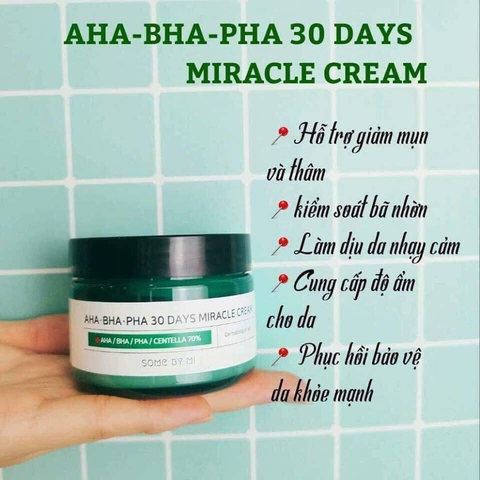 Kem Dưỡng Some By Mi AHA-BHA-PHA 30 Days Miracle Cream 60g
