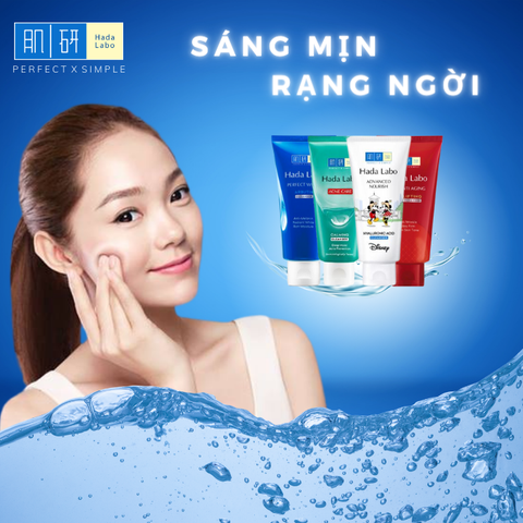 Sữa Rửa Mặt Dưỡng Da Hada Labo 80g ( Màu Xanh lá )