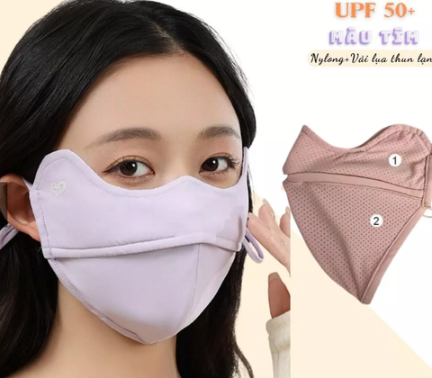 e462 - Khẩu Trang Hè 2 Lớp (Không Gọng) Chống Tia UV