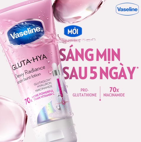 c759 - Sữa Dưỡng Thể Trắng Da Chống Nắng Vaseline Healthy Bright GLUTA-HYA 300ml