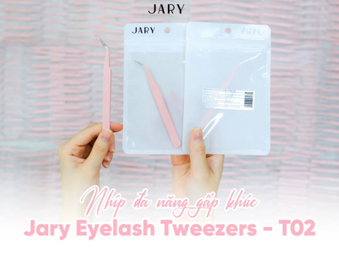 b238 - Nhíp Gắp Mi Jary Eyelash Tweezers Hàn Quốc