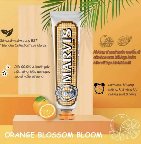 c551 - Kem đánh răng Marvis Toothpaste - Thơm miệng, Làm trắng răng 75ml.