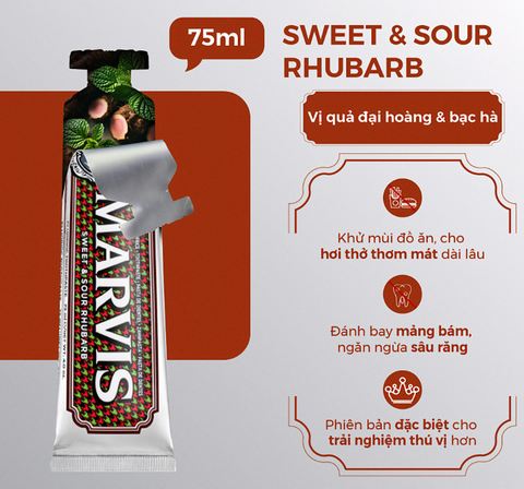 c551 - Kem đánh răng Marvis Toothpaste - Thơm miệng, Làm trắng răng 75ml.