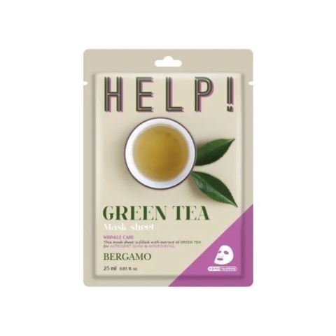 Mặt Nạ Bergamo Help Mask Pack Dưỡng Trắng, Cải Thiện Đàn Hồi Da & Cấp Ẩm Hàn Quốc 25ml