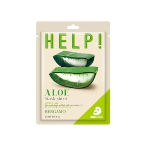 Mặt Nạ Bergamo Help Mask Pack Dưỡng Trắng, Cải Thiện Đàn Hồi Da & Cấp Ẩm Hàn Quốc 25ml