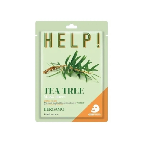 Mặt Nạ Bergamo Help Mask Pack Dưỡng Trắng, Cải Thiện Đàn Hồi Da & Cấp Ẩm Hàn Quốc 25ml