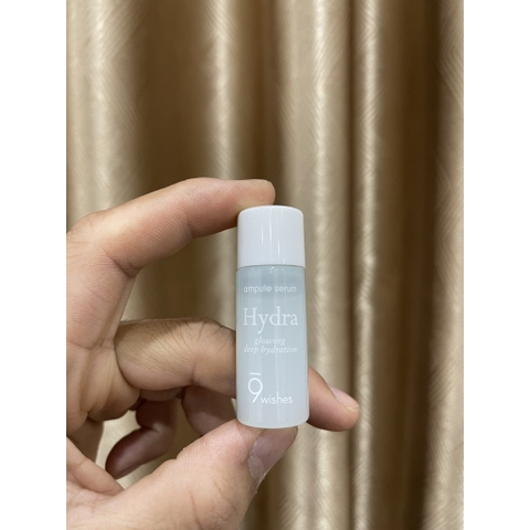 Tinh chất dưỡng ẩm và làm căng bóng da 9 Wishes Hydra Skin Ampule Serum 30ml