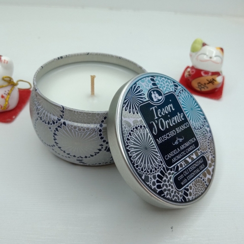 Bộ Nến Thơm Hương Nước Hoa Ý Tesori D'Oriente 3 Tầng Hương Dịu Nhẹ 200g