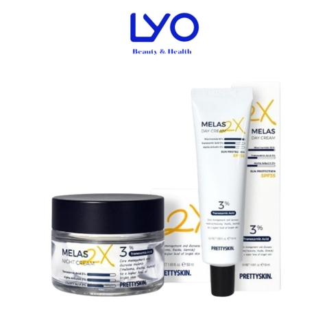 b790 - Kem Nám Melas 2X Prettyskin Dưỡng Trắng Da Mờ Thâm Nám Pretty skin 50ml